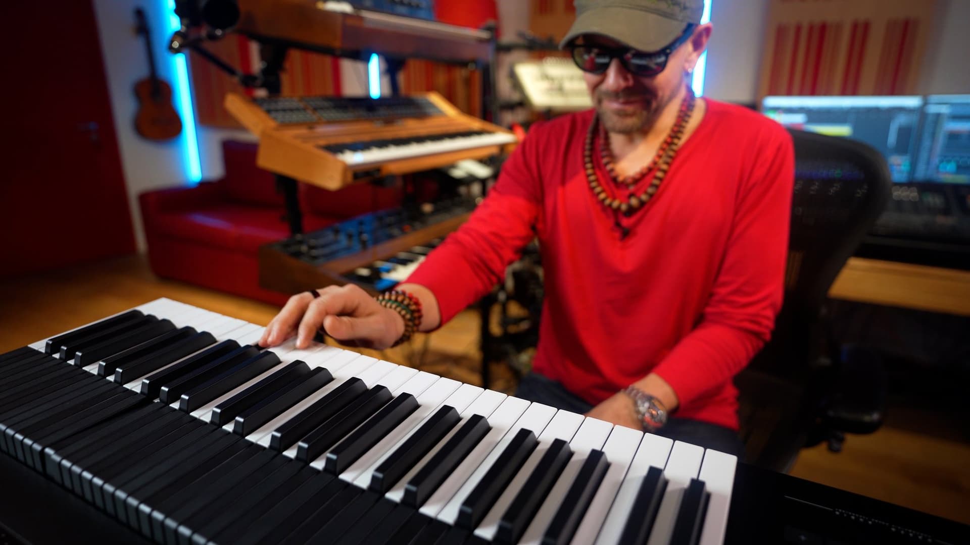 Claudio in the Doctor Mix studio