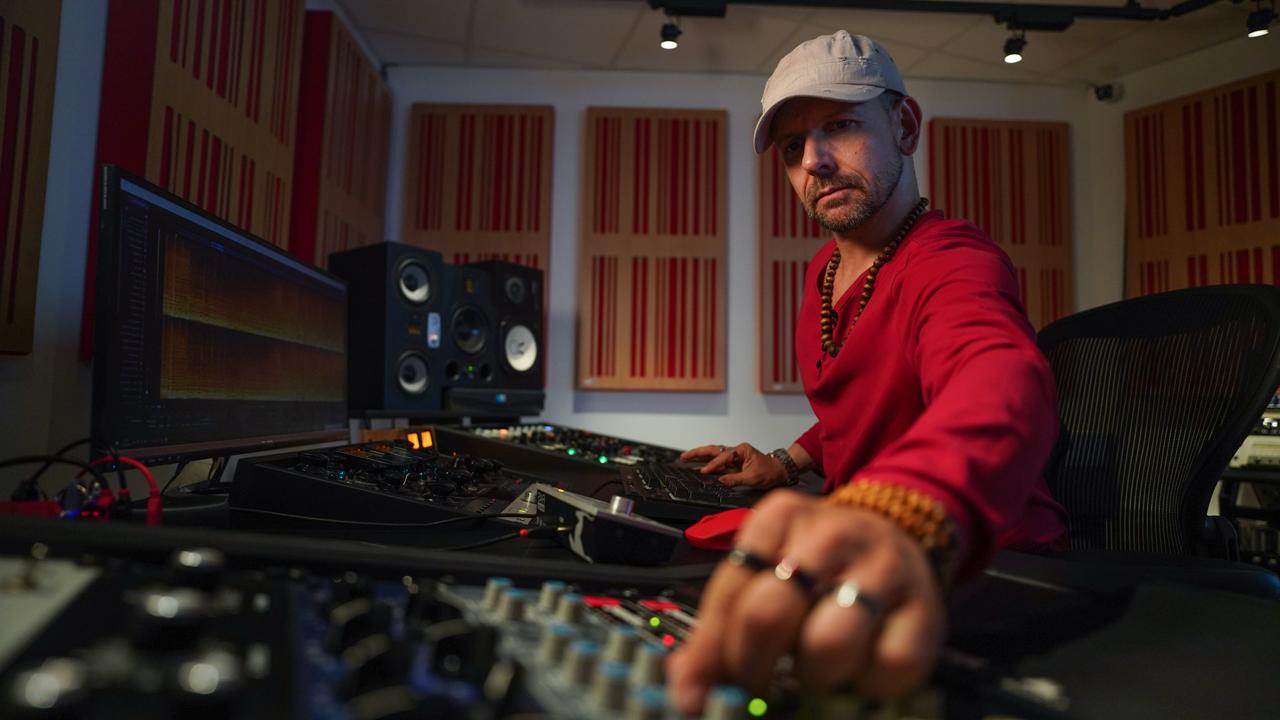 Claudio Passavanti at the Doctor Mix studio console in London